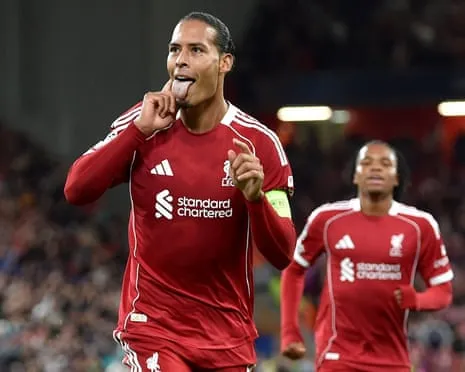 Van Dijk nods last-gasp winner in clash with Atlético Madrid